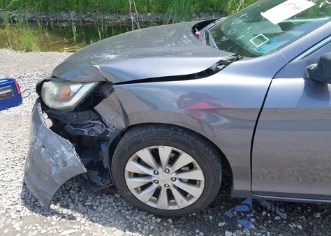 2014 Honda Accord Ex-L from USA, damaged, VIN 1HGCR2F80EA054896